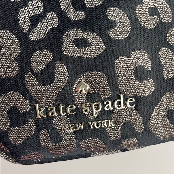 FINAL PRICE Kate Spade Black and Brown Animal Print Card Holder - Picture 6 of 8